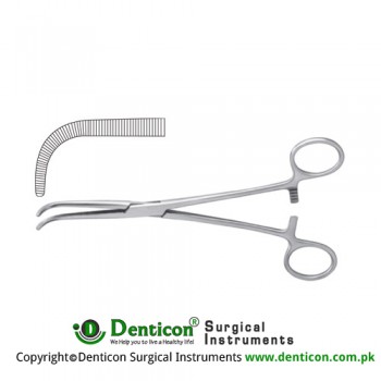 O'Shaugnessy Dissecting and Ligature Forcep Curved Stainless Steel, 23 cm - 9"